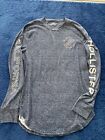 Awesome Hollister California 1922 Mens M Pullover Long Sleeve Shirt Euc