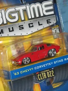 JADA BIGTIME MUSCLE 1963 CHEVY CORVETTE STING RAY CLTR 022 ***BRAND NEW*** - Picture 1 of 10