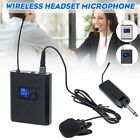 UHF Wireless Microphone System Lavalier Lapel Microphone with Receiver os67
