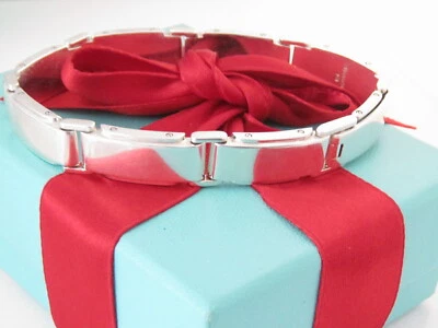 Auténtico brazalete Tiffany & Co plata para hombre Metropolis 8" Foto 1 de 4