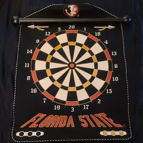 FSU Magnetic Dart Board 21" X 15" Florida State Seminoles Cover