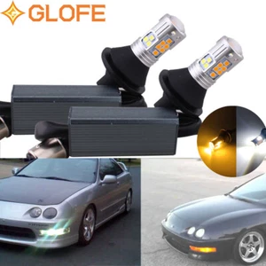 Anti Hyper Flash Switchback Parking Turn Signal Light LED Bulb for 94-01 Integra - Picture 1 of 10