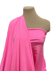 TELA ELÁSTICA SPANDEX CHICLE NEÓN ROSA 4 VÍAS. 58"" BTY COSPLAY - Imagen 1 de 12
