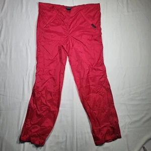 Patagonia RED Straight Leg 100% Nylon Lightweight Vintage Pants Men’s Medium - Picture 1 of 13