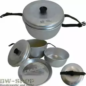 ORIGINAL BUNDESWEHR KOCHGESCHIRR TRANGIA 6-TLG. BW GESCHIRR ARMY OUTDOOR CAMPING - Bild 1 von 1