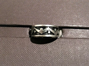 Ring, 925er Silber, teilw.geschwärzt, Handarbeit. Verschiedene Größen! - Foto 1 di 3