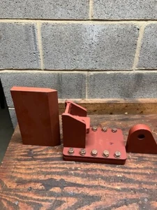 Log Splitter Slide Wedge Push Plate hydraulic cylinder Mount 4" beam Clevis Mt - Picture 1 of 6