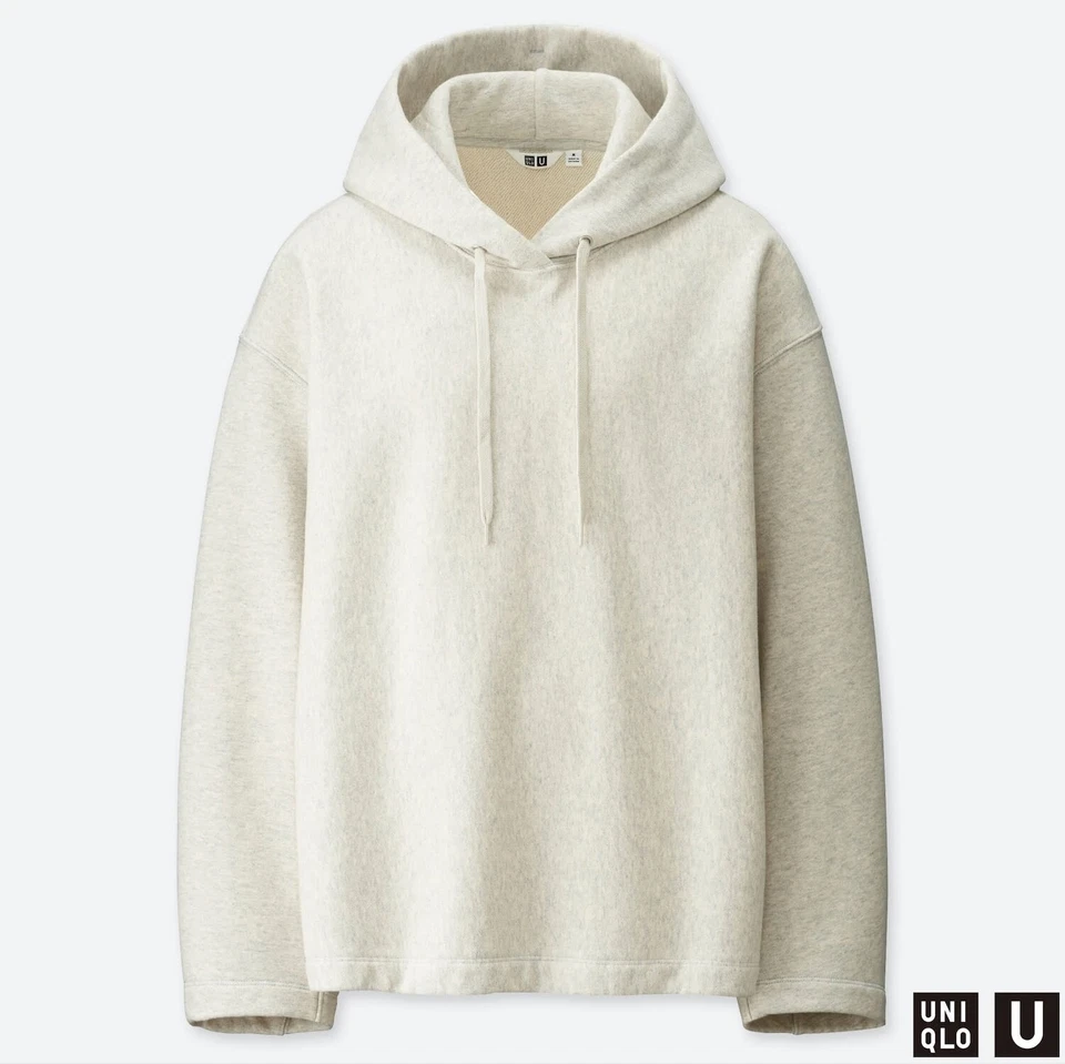 Sudadera con Capucha de Algodón UNIQLO U en Gris Claro Talla Mediana M Foto 1 de 1