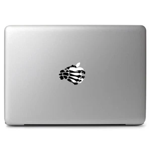 Black Skeleton Hand Decal Sticker Skin for Apple Macbook Air Pro 11" 13" 15" 17" - Picture 1 of 2