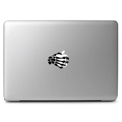 Black Skeleton Hand Decal Sticker Skin for Apple Macbook Air Pro 11" 13" 15" 17" - Image 1 of 2