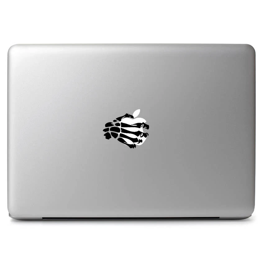Black Skeleton Hand Decal Sticker Skin for Apple Macbook Air Pro 11" 13" 15" 17" - Image 1 of 2