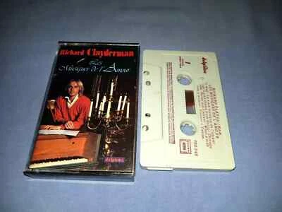RICHARD CLAYDERMAN LES MUSIQUES DE L'AMOUR CASSETTE TAPE ALBUM - Image 1 of 2