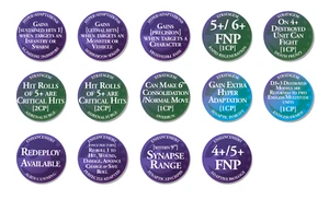 10th Edition Tyranids Tokens - Stratagems Powers, Effects & Buffs Warhammer 40k - Picture 1 of 14