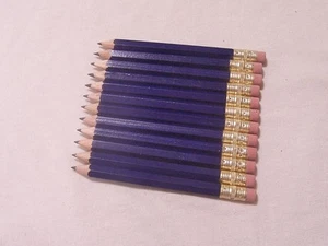 100 "Dark Blue" Golf Pencils w/Erasers - Picture 1 of 1