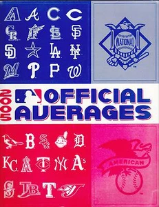 2005 MAJOR LEAGUE BASEBALL AVERAGES BOOK - Imagen 1 de 1