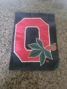 Ohio State BUCKEYES football flag Double Sided Embroidered 2004 - Picture 1 of 1
