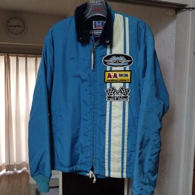 The Real McCoy's Buco Racing Jacket M Talon Zipper Chain Embroidered #EK ADA - Image 1 of 4