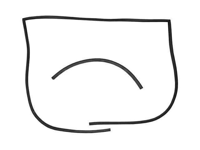 Hood Seal For 1965-1973 Porsche 911 1970 1971 1967 1966 1968 1969 1972 XM238ZV - Imagem 1 de 1