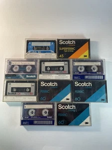 Lot De 10 Cassette Scotch   Enregistrées À Re enregistrées Vierge Européen D11 - Imagen 1 de 1
