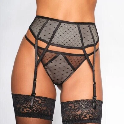 Cinturón Suspendedor Sin Esfuerzo Ann Summers Talla Pequeña 8-10 Nuevo con Etiquetas EU 34-36 Foto 1 de 3