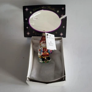 Christopher Radko Little Gems Red Hot Santa Fire Hydrant Christmas Ornament - Picture 1 of 4