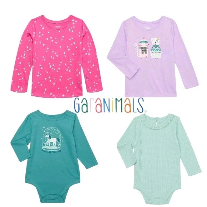 LOTE Garanimals Invierno LS Camisas y LS Bodys de Una Pieza 18M Foto 1 de 4