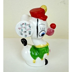 Vtg Salt or Pepper Anthropomorphic Mouse Shaker Japan Hand Painted Ceramic 1950s - Picture 1 of 7