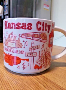 Starbucks - Kansas City 14oz Collectible Coffee Mug - Been There Series - NEW - Picture 1 of 6