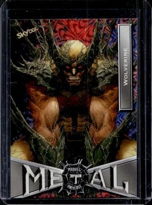 2021 Skybox Metal Universe Marvel Spider Man Wolverine Grandiose #100 - Image 1 of 2