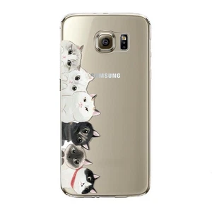 COQUE SAMSUNG GALAXY S7 EDGE - LA BANDE DES CHATS SILICONE SOUPLE (TPU) - Photo 1 sur 1