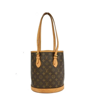 LOUIS VUITTON MONOGRAM BUCKET PM TOTE BAG M42238 FL1004 YQ01654 - Image 1 of 4