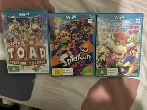 Mario Party 10, Splatoon, Captain Toad Treasure Tracker Wii U - Picture 1 of 1