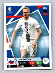 Žan Karničnik #SVN4 2024 Topps Match Attax Euro 2024 Germany Slovenia - Picture 1 of 2