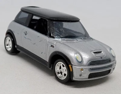 Johnny Lightning Silver & Black Mini Cooper S Loose Diecast 1:64 2003 - Image 1 of 4