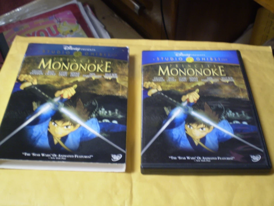 Princess Mononoke   (DVD, 2012)  Disney  Jada Pinkett Smith  Anime   w/Slipcover - Image 1 of 1