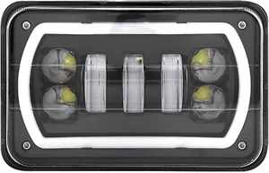 Phare LED Rectangulaire 10 X 15 Cm 30W 6000K IP67 4500 Lm Pour Camion - NEUF - Picture 1 of 9