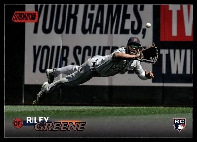 2023 Topps Stadium Club RILEY GREENE RED FOIL TIGERS RC #3 - Image 1 of 2