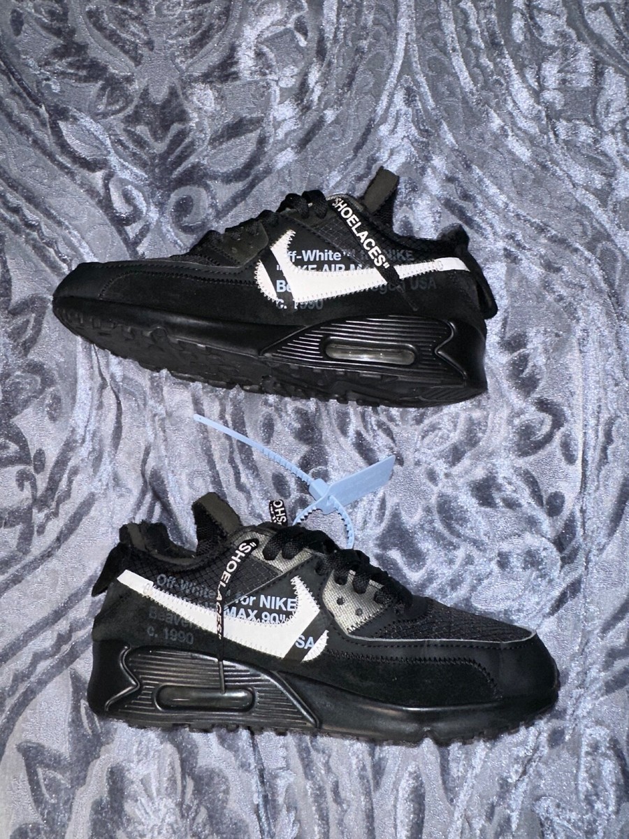 Preços baixos em Nike Air Max 90 x OFF-WHITE Black 2019 | eBay Preços baixos em Nike Air Max 90 x OFF-WHITE Black 2019 | eBay