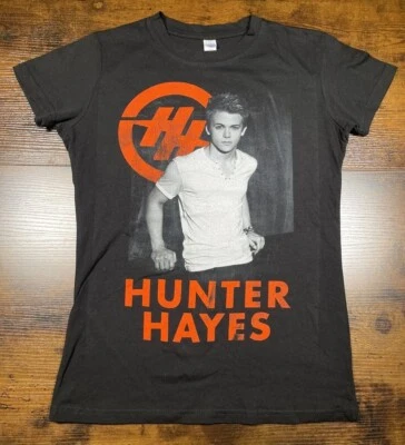 Tultex Hunter Hayes Women’s T Shirt Black Size Medium Music Band Pre-shrunk - Image 1 of 4