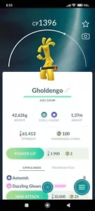 Pokémon Go * Shiny Regigigas * Mini P T C have 80.000 stardust