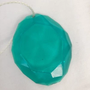 Vintage Tales of the Crystals 1993 Game Part Jewel Necklace Green - Picture 1 of 4
