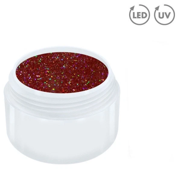 4ml SEA of Stars Hologramm Glitter- Farbgel Nr. 4 red - Bild 1 von 1