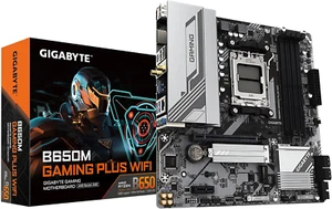 B650M Gaming plus Wifi AM5 LGA 1718 AMD B650 M-ATX, DDR5, Pcie 4.0 M.2, Pcie 4.0 - Picture 1 of 5