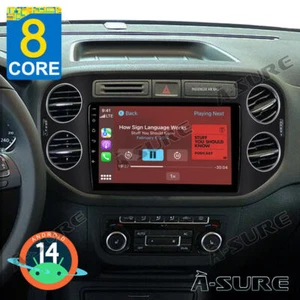 Android 14 Autoradio 4+64G Carplay BT Navi Für VW Tiguan 5N Golf Plus 2007-2016 - Bild 1 von 12