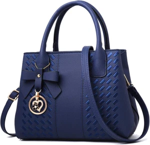 Chic Women's PU Leather Top Handle Satchel & Shoulder Tote Bags - Picture 1 of 12