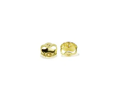 14k Yellow or White Gold Screw-Back Screwpost Earring Replacement Backing by PC - Image 1 of 4