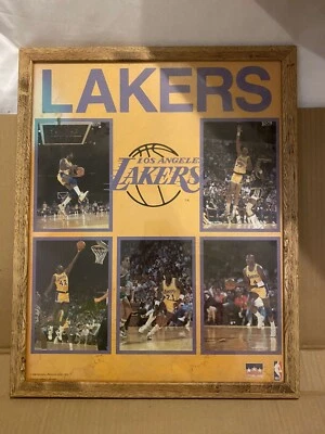 1988 Los Angeles Lakers NBA Starline Poster Magic Johnson Kareem 16x20 - Image 1 of 3