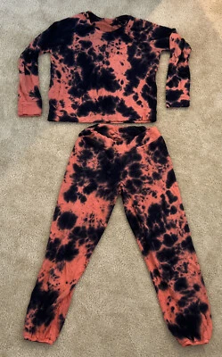 NUEVO Sundry Azul Marino Coral Tie Dye Sudadera Conjunto de Dos Piezas Talla 1/2 Pequeña/Mediana Foto 1 de 4