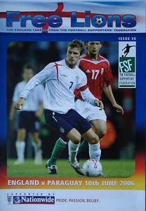 Free Lions LS 10.6.2006 Inglaterra - Paraguay - Imagen 1 de 1