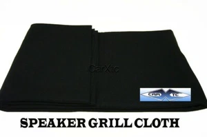 Speaker Grill Cloth - Black (Professional Grade) 66x36 - Picture 1 of 3